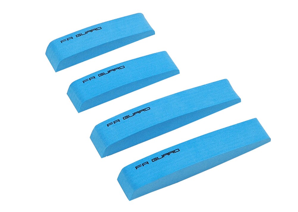 Car Foam Bumper Stickers/Anti-rub Strips/Crash Bar/Guard Strips 4PCS(Blue)