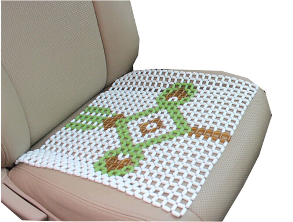 Summer Cool Class Beads Car Seat Cushion Chair Square Seat Mat (43*43CM)