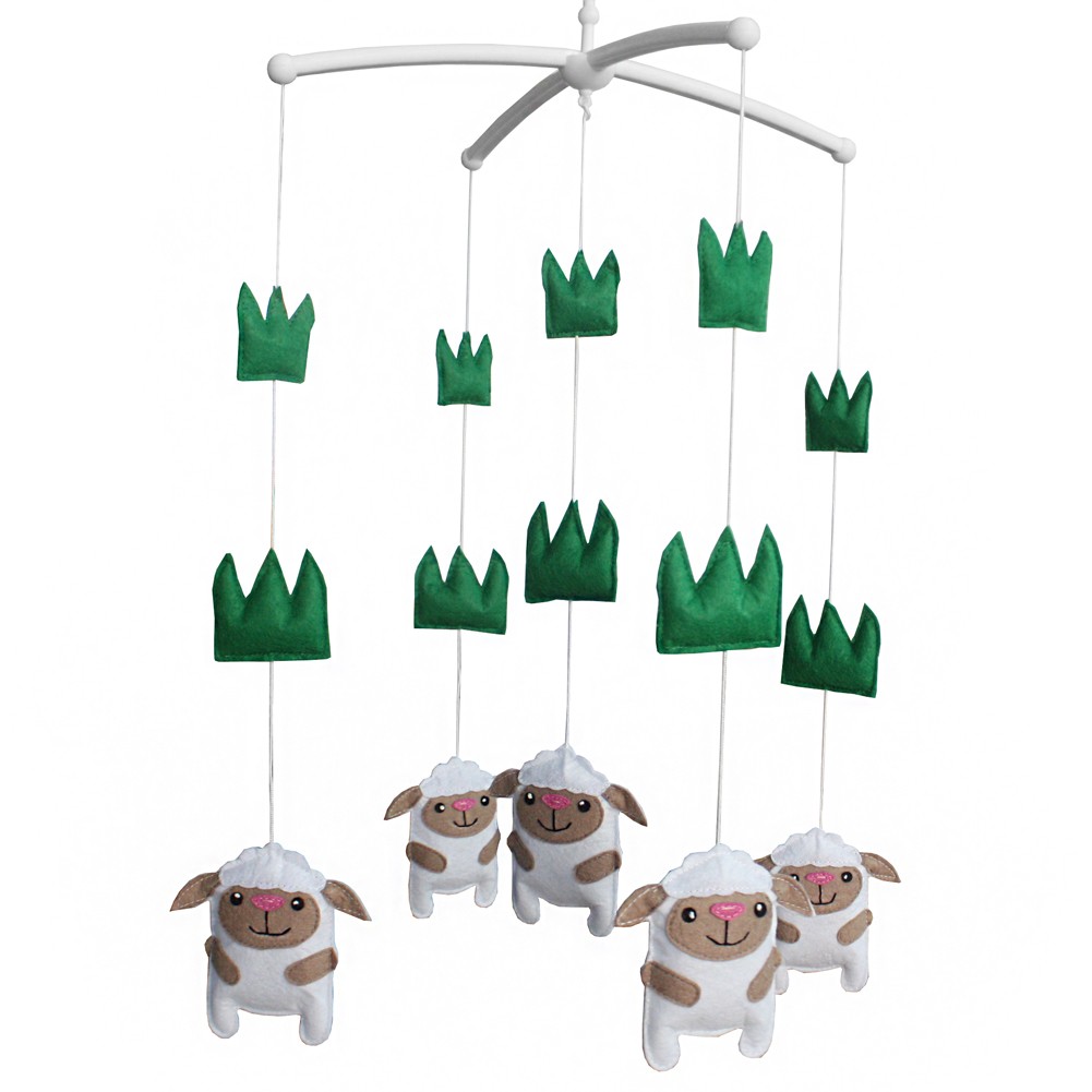 [Sheep] Baby Crib Dreams Mobile Crib Hanging Bell