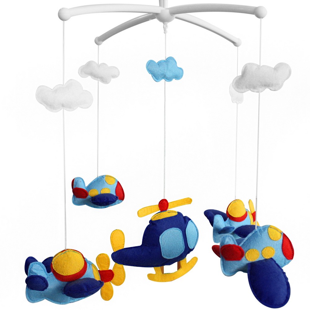 [Plane] Creative Crib Mobile Infant Bed Hanging Bell Crib Toy