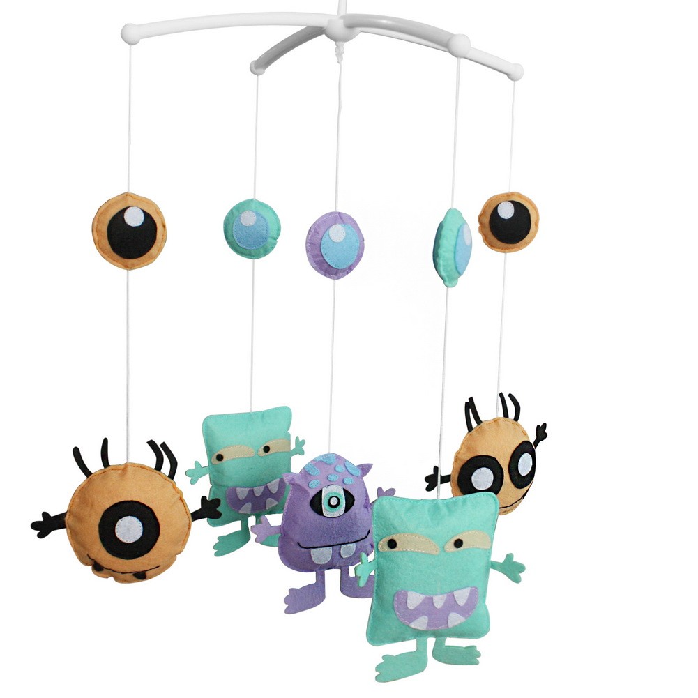 Creative Hanging Bell Mobile Handmade Baby Bed Musical Crib Mobile