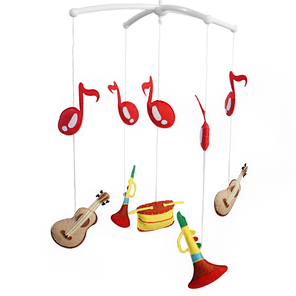[Musical Instruments] Lovely Rotate Bed Toy Baby Crib Bell Mobile