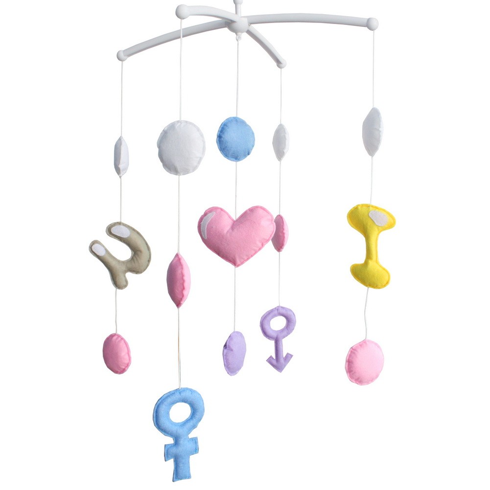 Colorful Hanging Toys, Pretty Baby Room Decor, Baby Crib Mobile