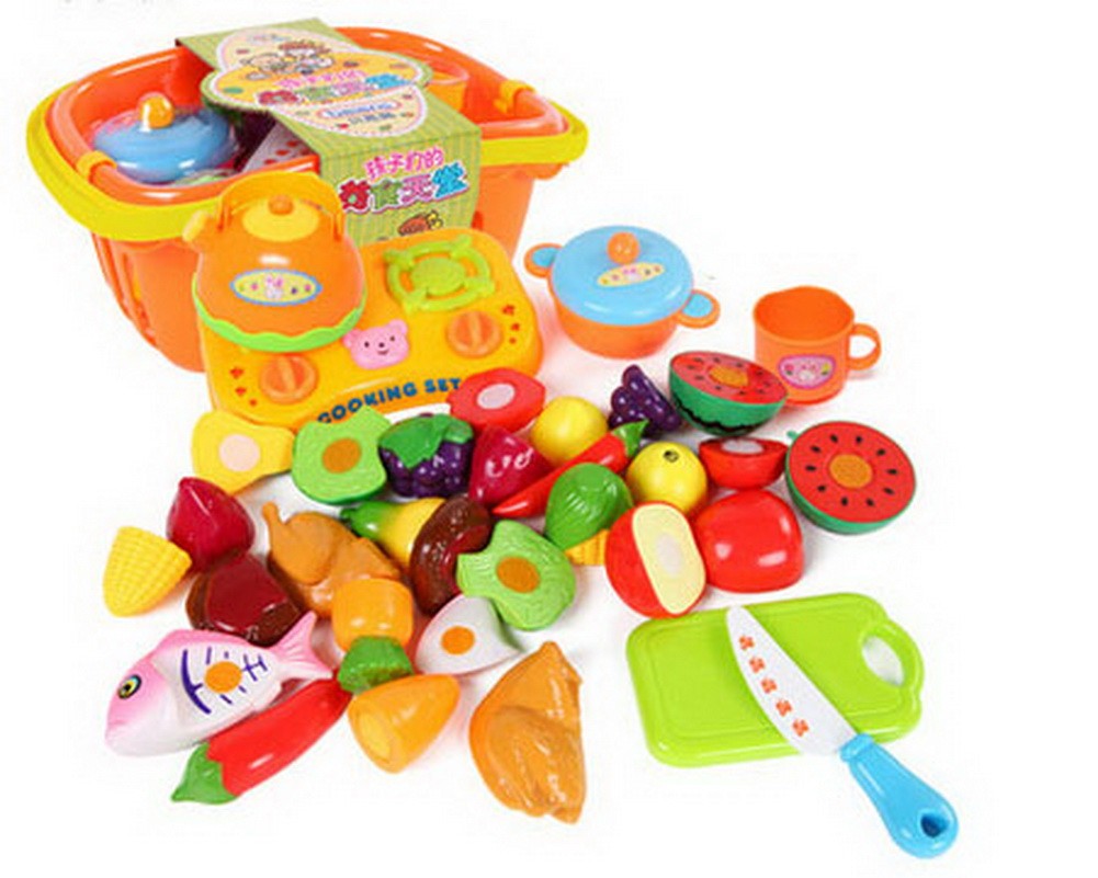 21 Sets Baby/Child DIYKitchen Playset Color Recognition Random Color