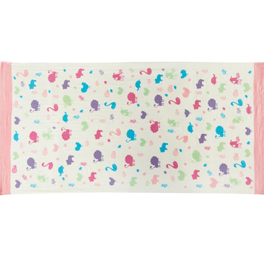 Baby Cartoon Bath Towel Soft Cotton Baby Washcloths Baby Blanket(Animal)