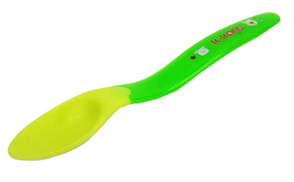 Sst Of 3 Baby Safe Feeding Spoons Soft-Tip Infant Spoon Weaning Spoons Green
