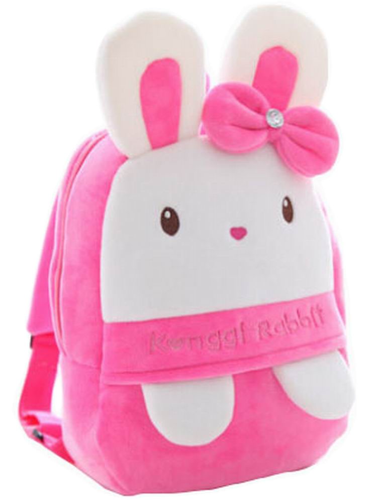 Lovely Childrens Backpack For School Toddle Backpack, Pink Rabbit
