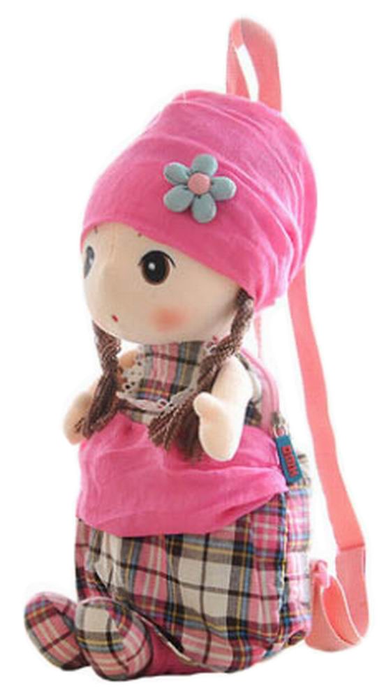 Cute Childrens Backpack For School Toddle Backpack Baby Bag, Pink Plaid