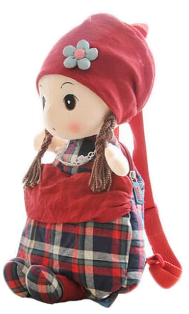 Cute Childrens Backpack For School Toddle Backpack Baby Bag, Red Plaid