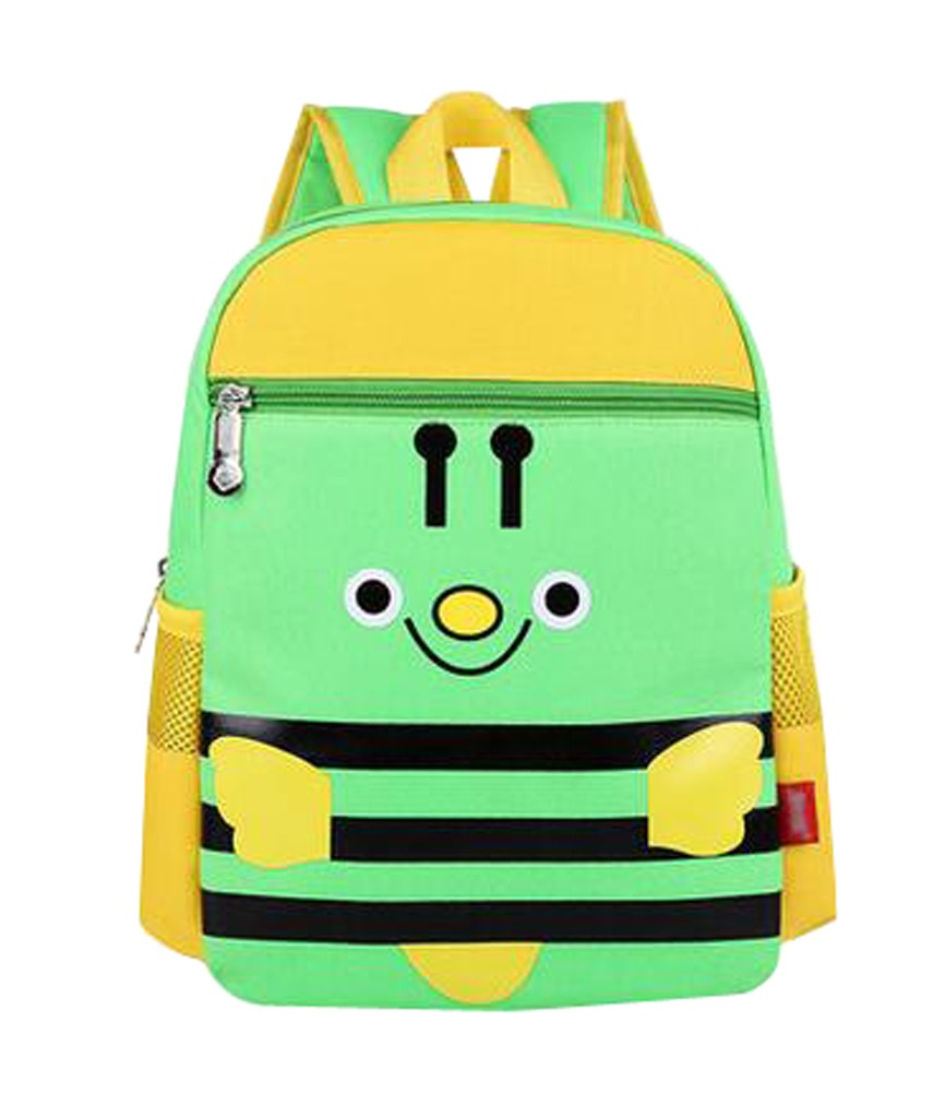 School Bags Childrens Backpack For School Toddle Backpack Baby Bag(Green Bee)