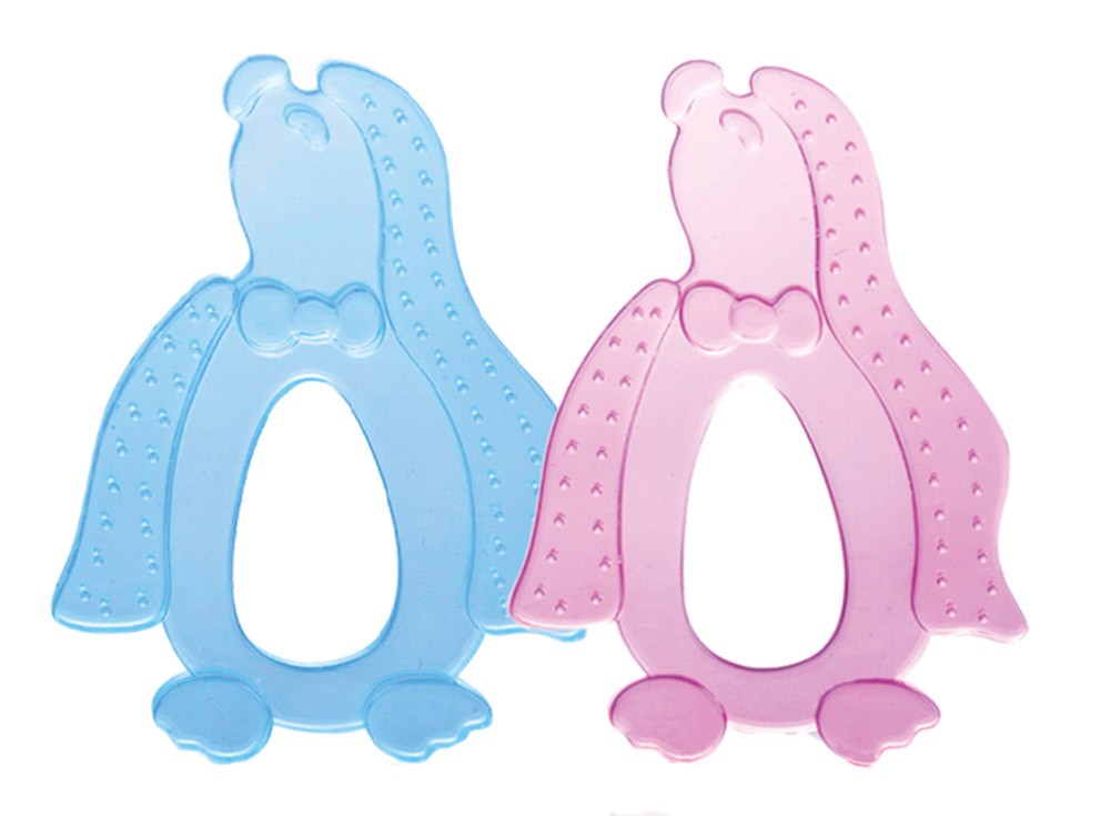 [Penguin] - Creative Baby/Infant Silicone Teether Activity Toy Teething Stick
