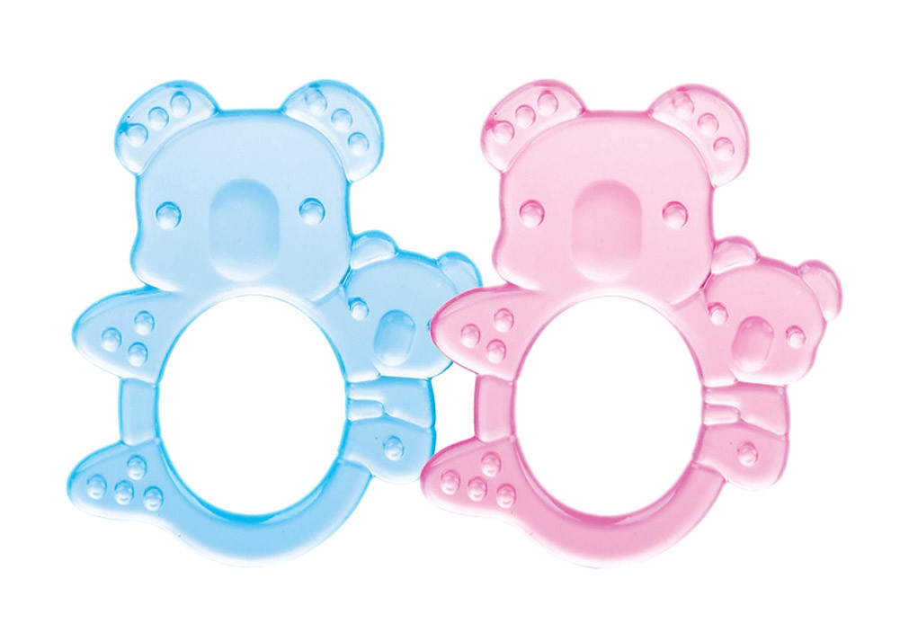 [Bear] - Creative Baby/Infant Silicone Teether Developmental Toy Activity Toy