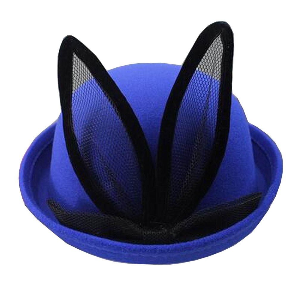 [Navy] Fashion Baby Woolen Bowler Hat Bucket Hat for Children