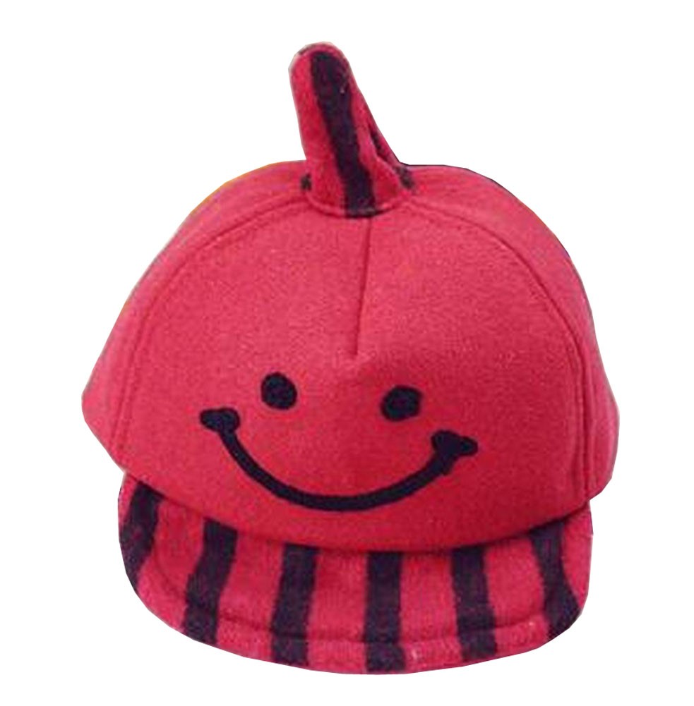 [Smile] Lovely Baby Woolen Cap Winter Baseball Cap for Kids