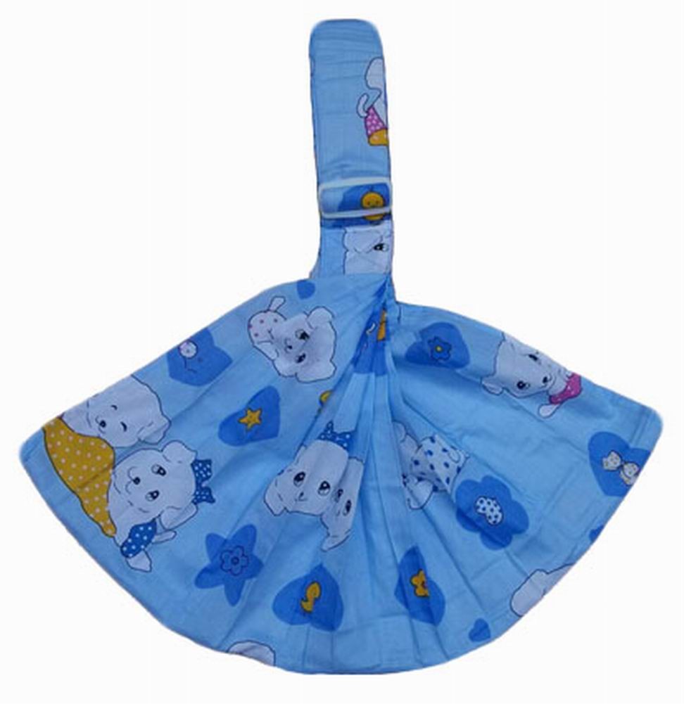Practical Baby Carrier Front Carrier Cotton Baby Slings, Blue [ Dog Pattern ]
