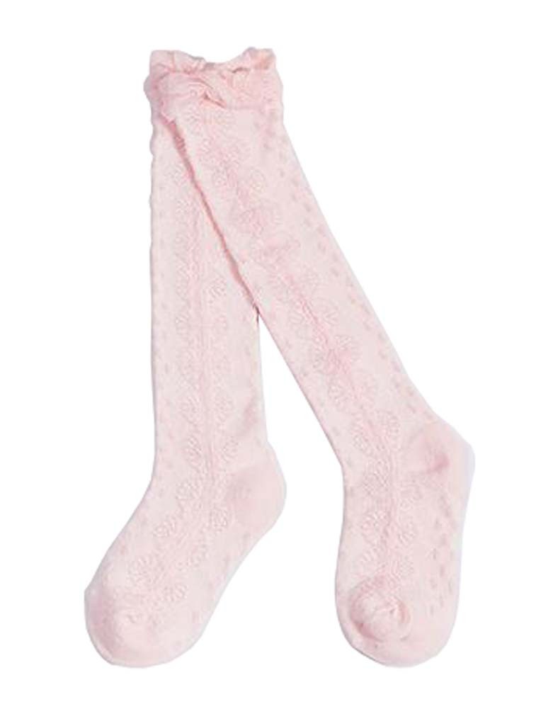 Baby Knee High Stockings Children Tube Socks Leg Socks Pink