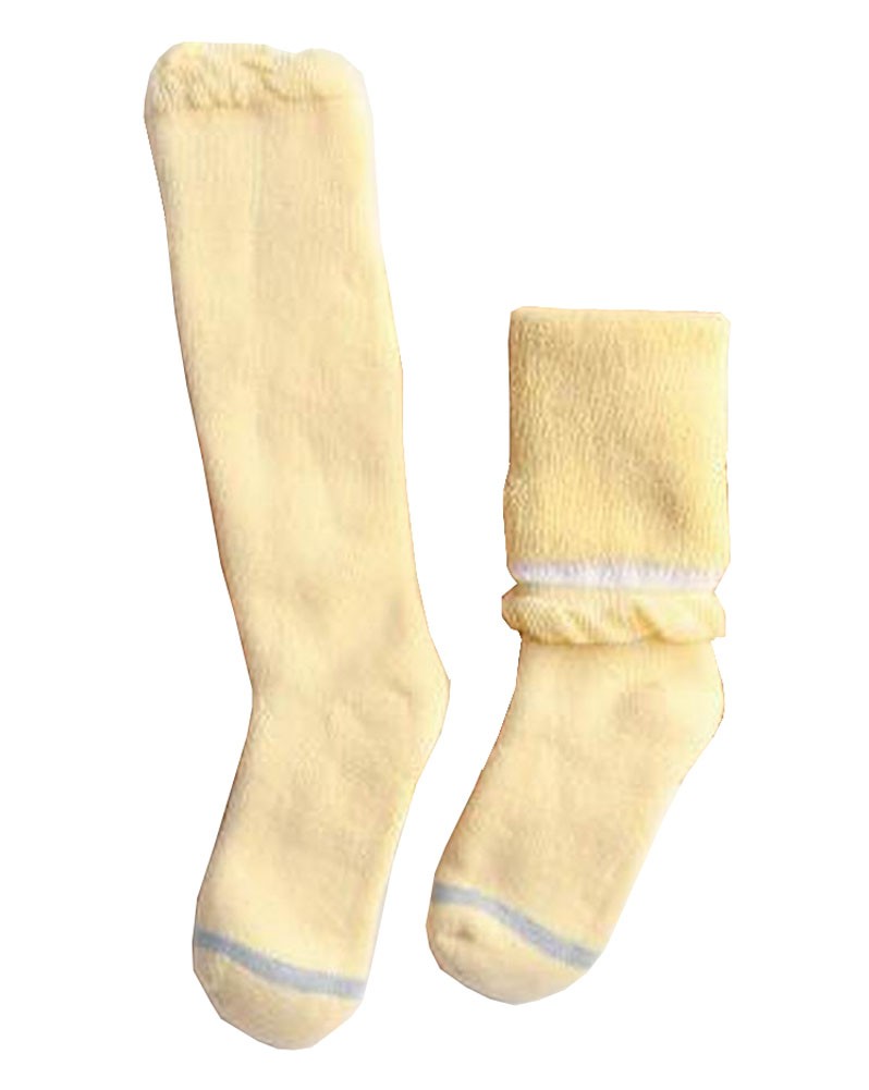 Winter Baby Knee High Stockings Children Tube Socks Leg Sock Yellow