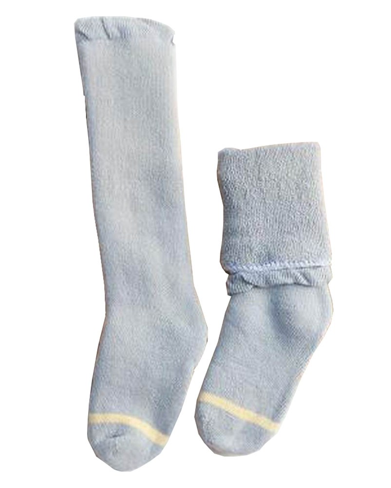 [Gray] Winter Baby Knee High Stockings Children Tube Socks Leg Sock