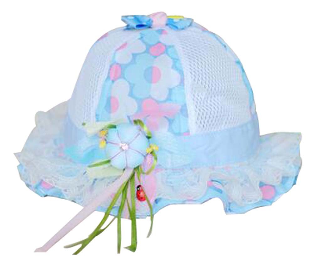 Baby Hats Girls Princess Hat Breathable Hat Comfortable Hat Mesh Hat Blue