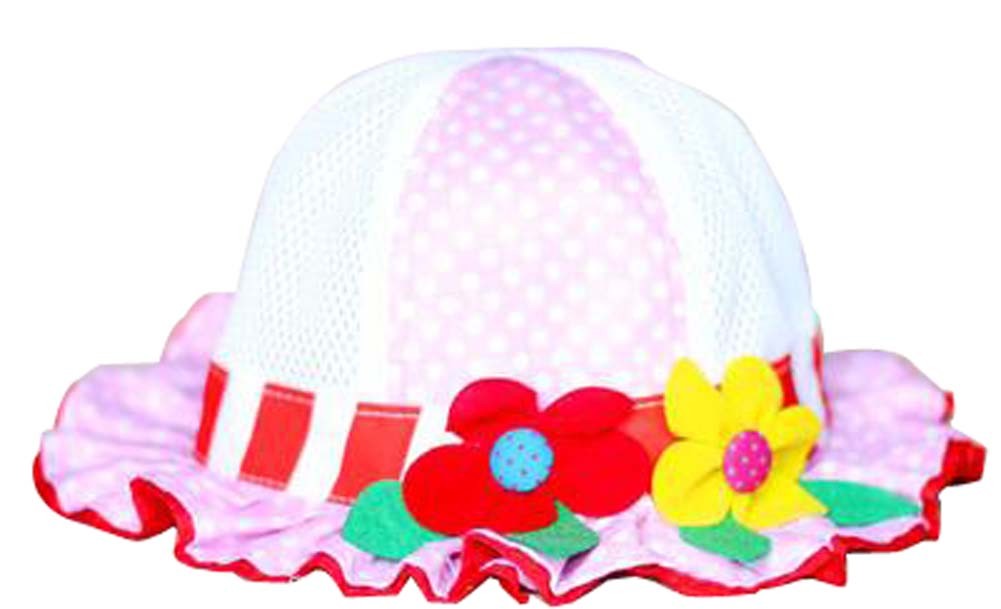 Baby Hats Girls Princess Hat Comfortable Hat Mesh Hat Pink