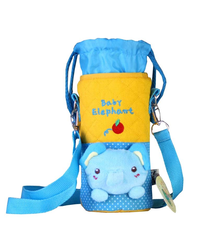 Insulated Baby/Kids Bottle Tote Bag Portable Fashion Feeding Bottle Bag Elephant