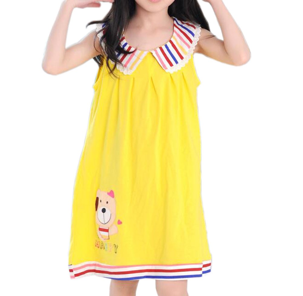 Comfortable Summer Nightgown for Girls Soft Cotton Sleepwear