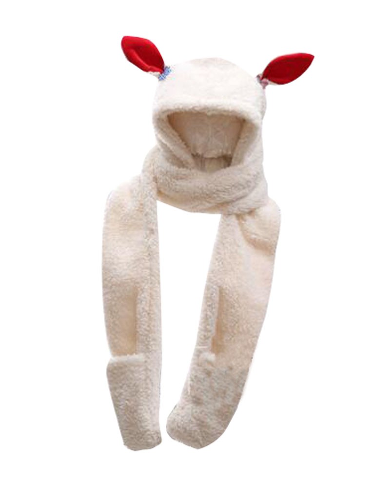 Winter Cute Dimensional Ear Warm Hat Scarf For Children