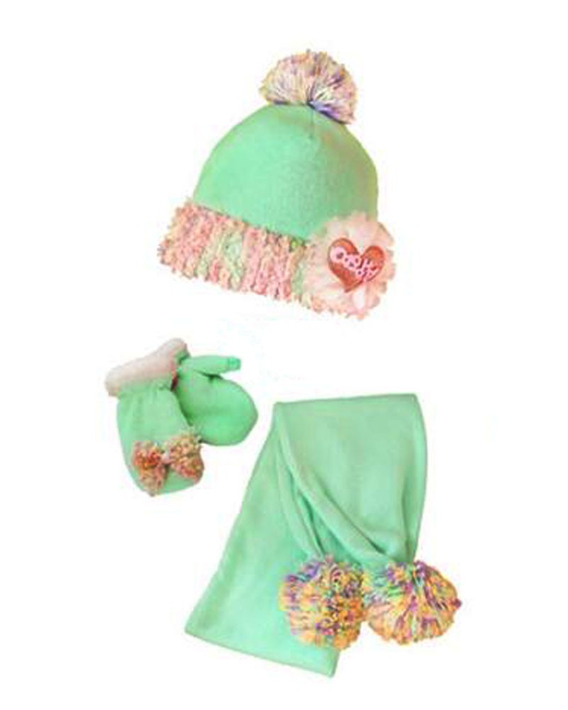 3 Piece Sets Winter Children's Scarf Gloves Hat Fashionable Warm Supplies