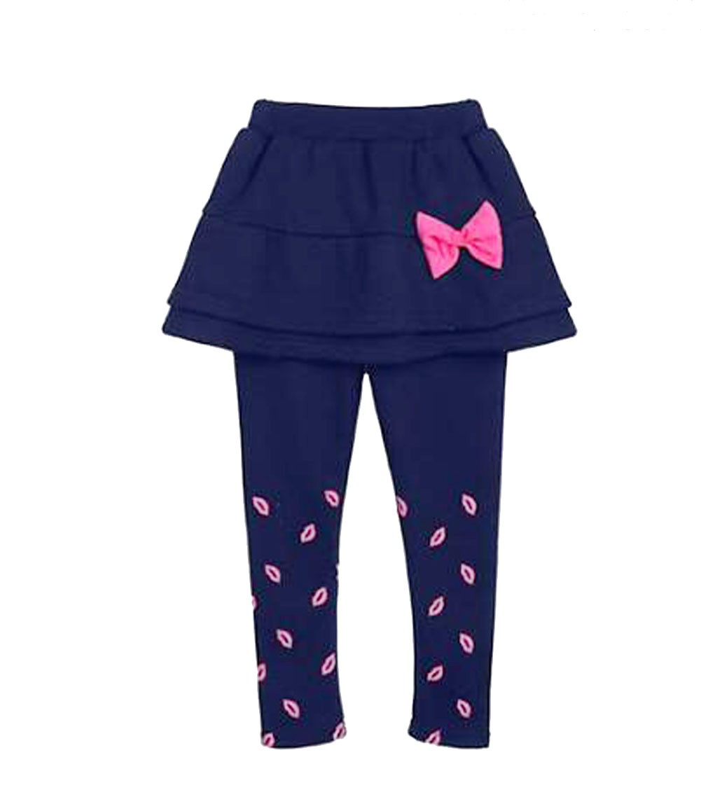 Girls Warm Leggings With Skirt Autumn And Winter Girls Trousers