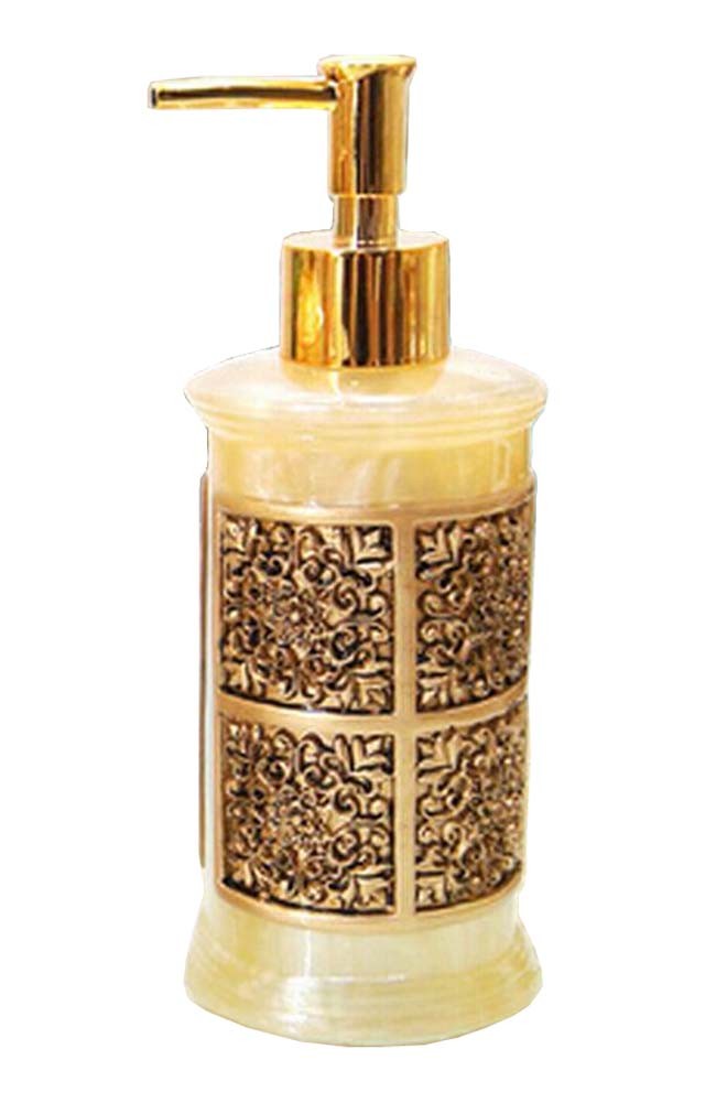 Retro Style Resin Soap Dispenser Lotion Bottle Shampoo Container