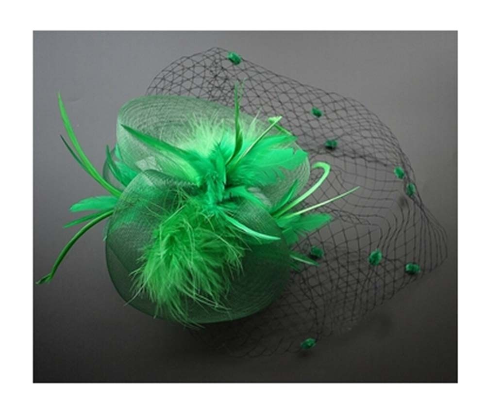 Green Headbands Girl Hat Party Bridal Styling Accessories Hair Band Hair Comb