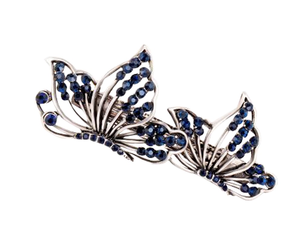 Set of 2 Attractive Hair Accessories Bow Butterfly Hair Clips Bobby Pins Hairpin