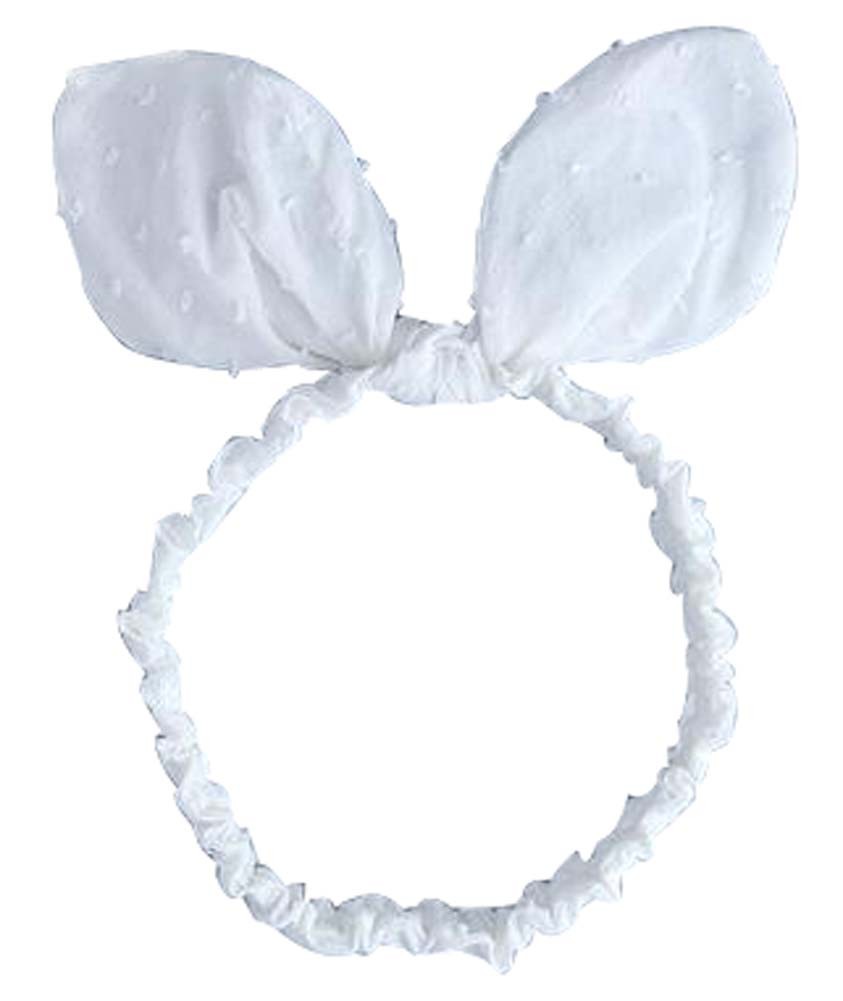 Korean Baby Hair Band Cute Bow Baby Hair Accessories White