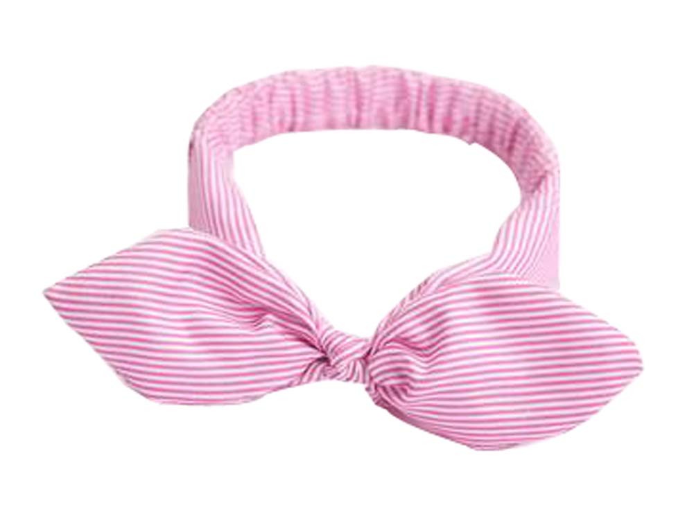 Set Of 5 Cute Children Headwear Neonatal Headbands Baby Hair Band Pink