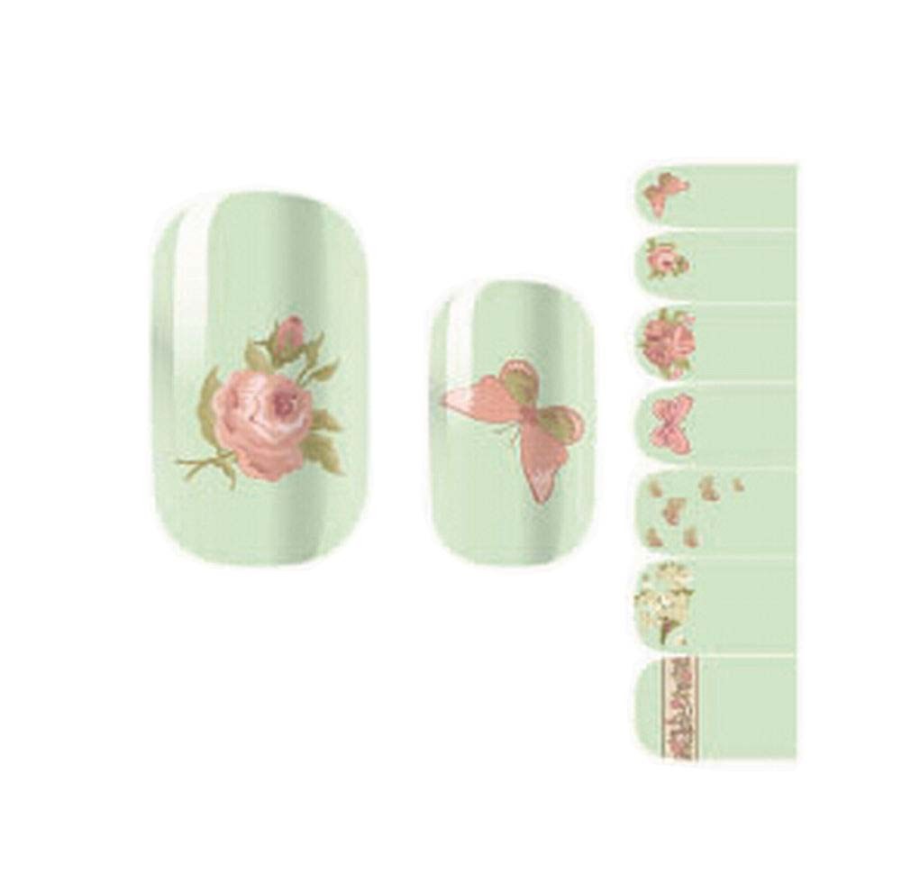 [Flower] Set of 5 Pretty DIY Nail Art Stickers Nail Decals