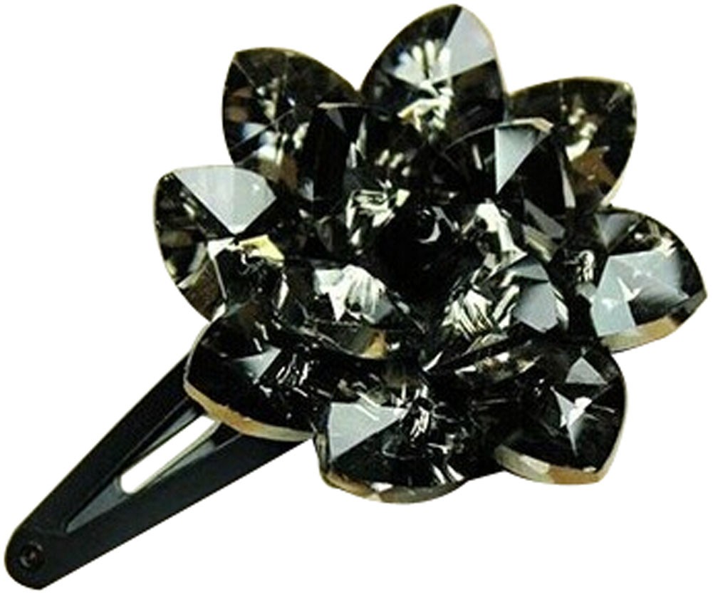 Pearl Pin Pin Temperament Hair Ornament Good-looking Hairpin Glass Diamond Black