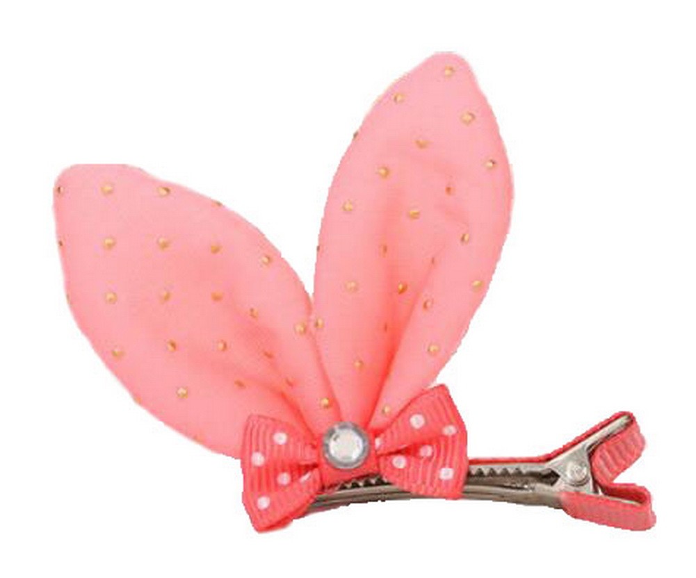 Set of 10, Baby Girls Rabbit Ears Design Hair Accessories/ Hair Clips