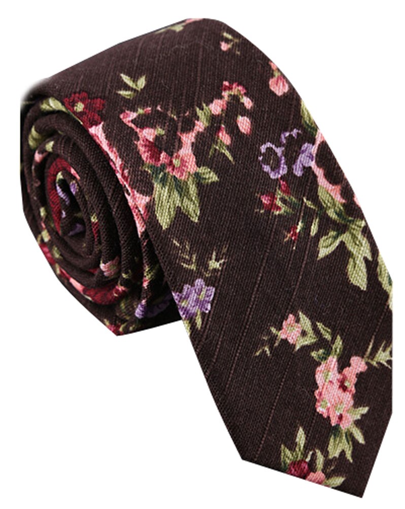 Man Necktie Cotton Fashion Personality Color Of Tie Skinny Neckties C