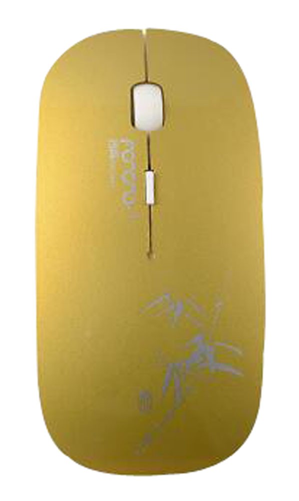 Creative Wireless Mouse Ultra-thin Mouse Gaming Mouse Golden