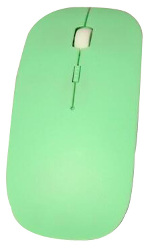 Creative Lovely Wireless Mouse Ultra-thin Mouse Gaming Mouse Green