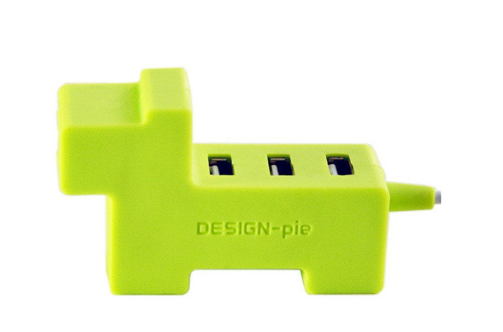 Creative Green Dog USB HUB 4-Port High-Speed Computer USB Hubs