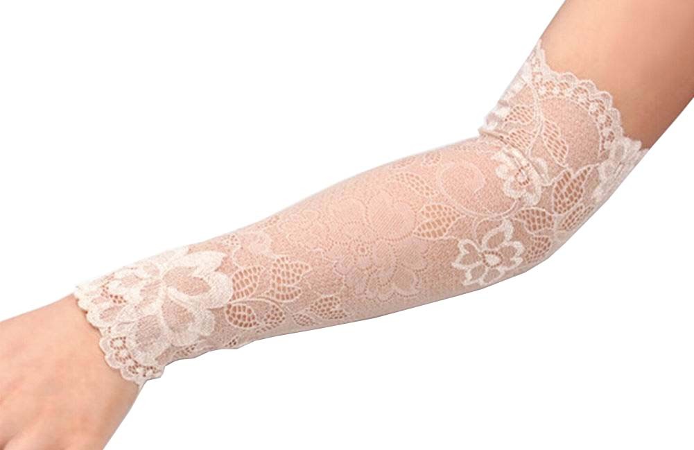 1 Pair Lace Bracers Elbow Guards Women Arm Sleeves