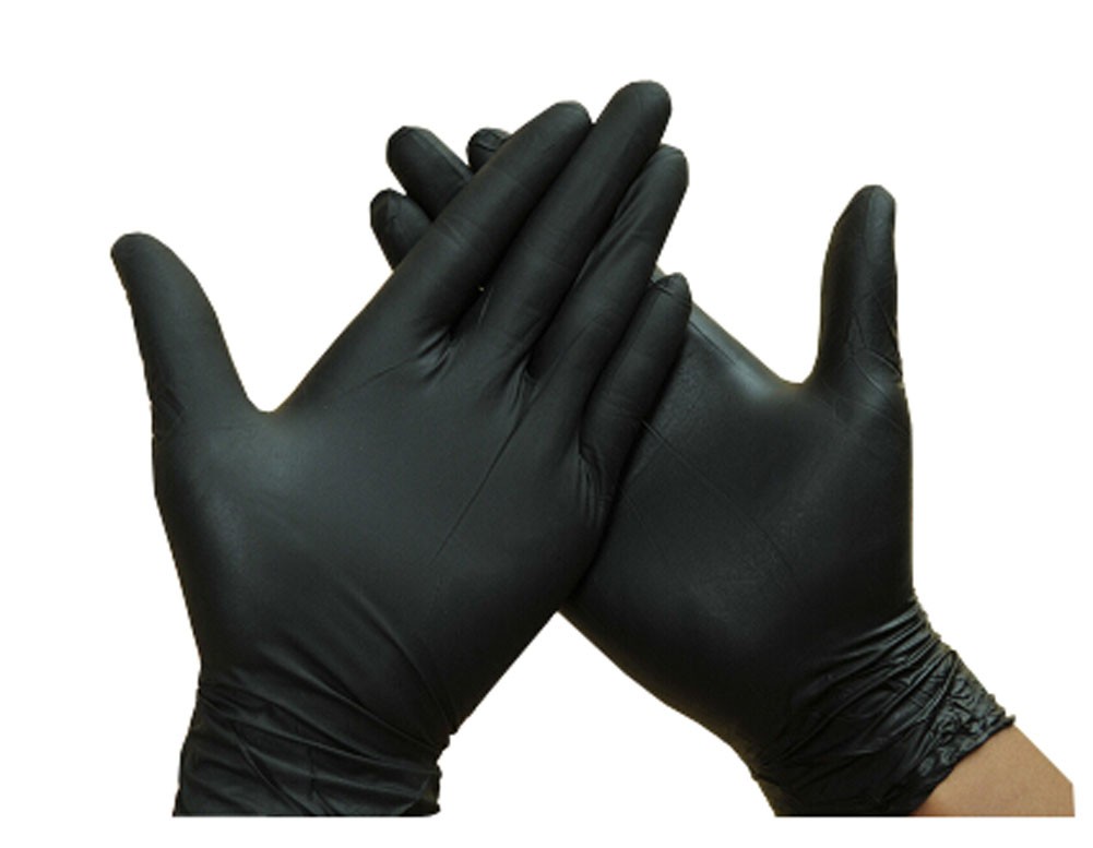 Medical Surgical/Industrial Disposable Nitrile Rubber Gloves L Size(Box of 100)