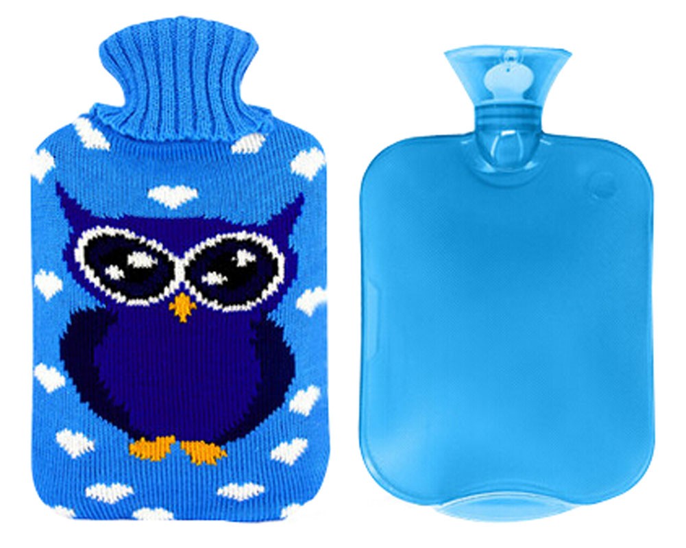 Hot Sale Living Goods Hot Water Bottle Novelty Warm Handbags 20*31cm Blue