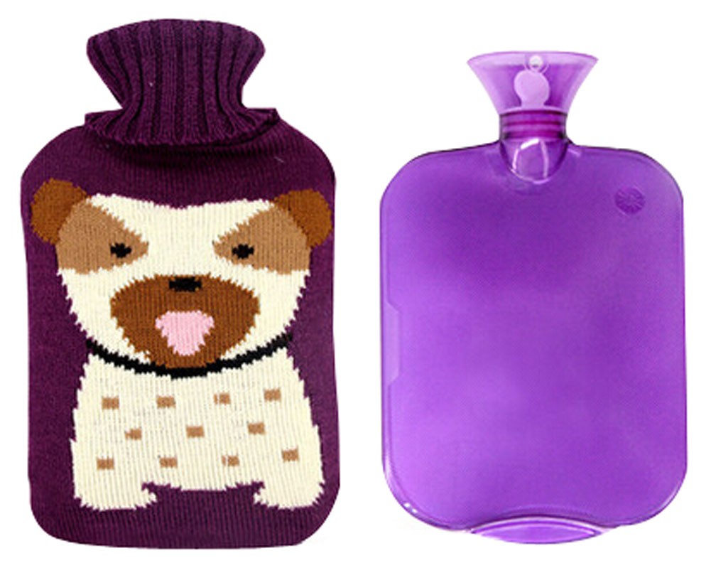 Hot Sale Living Goods Hot Water Bottle Novelty Warm Handbags 20*31cm Purple
