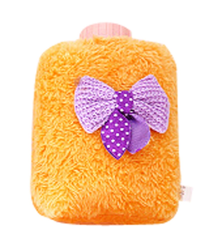 Plush Hot Water Bottle Novelty Mimi Water Bag Hand Warmer Bowknot Color Random B
