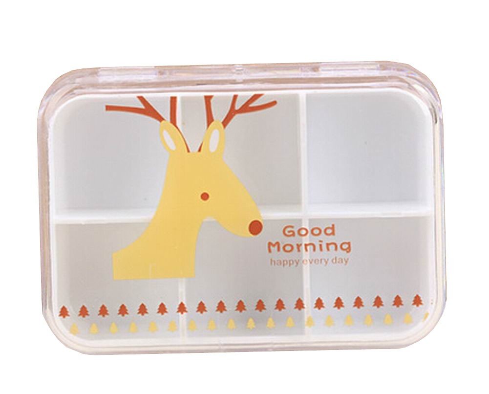 Set of 2 Deer - Cute Pill Box Pill Organiser Pill Cases
