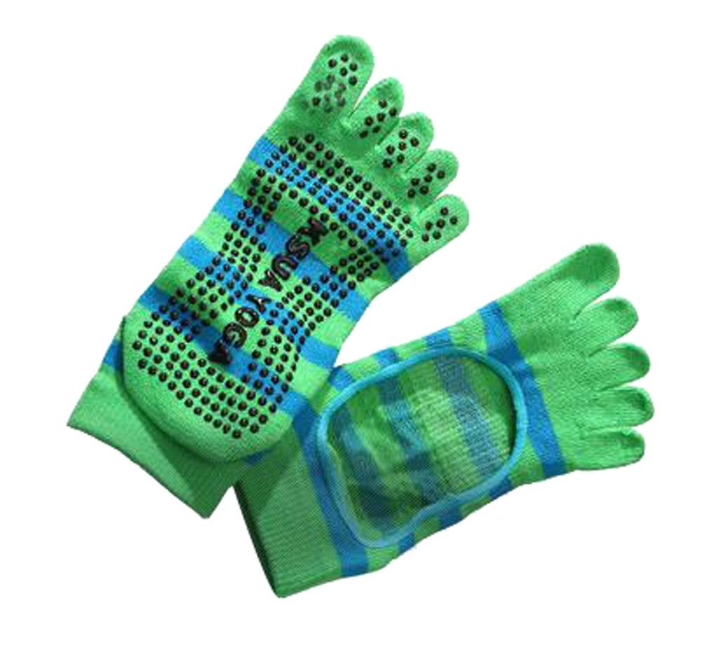 Premium Yoga Socks Backless Yoga Socks Socks For Women Green