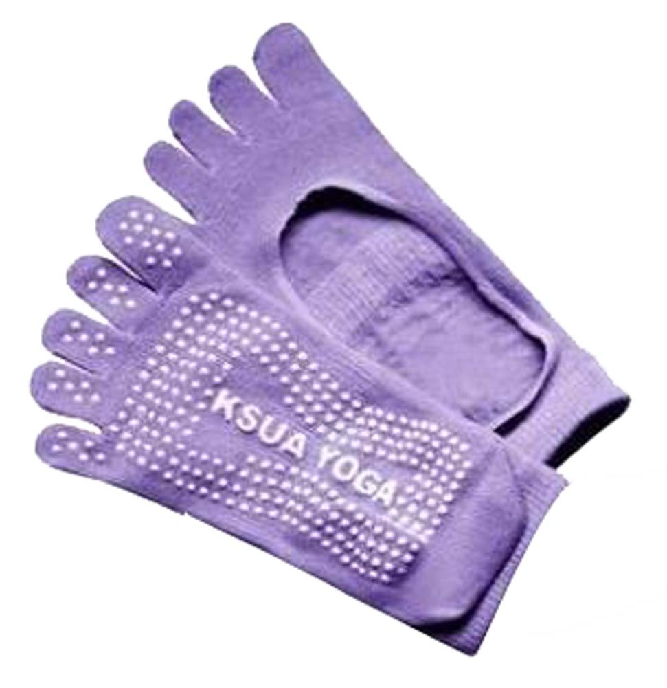 Half Backless Socks Yoga Socks Socks For Women Sport Socks Purple