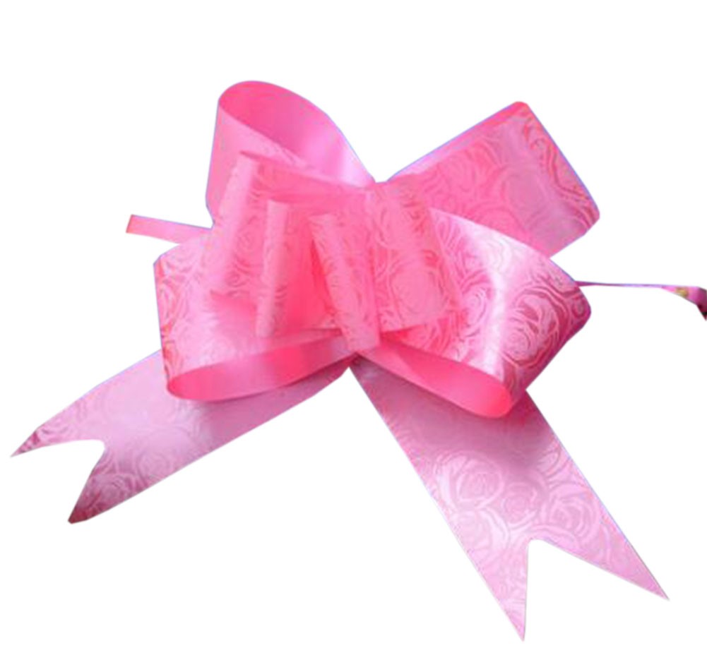 Beautiful Party Decoration Pull String Ribbons, 60PCS Gift Wrap Ribbons [Pink]